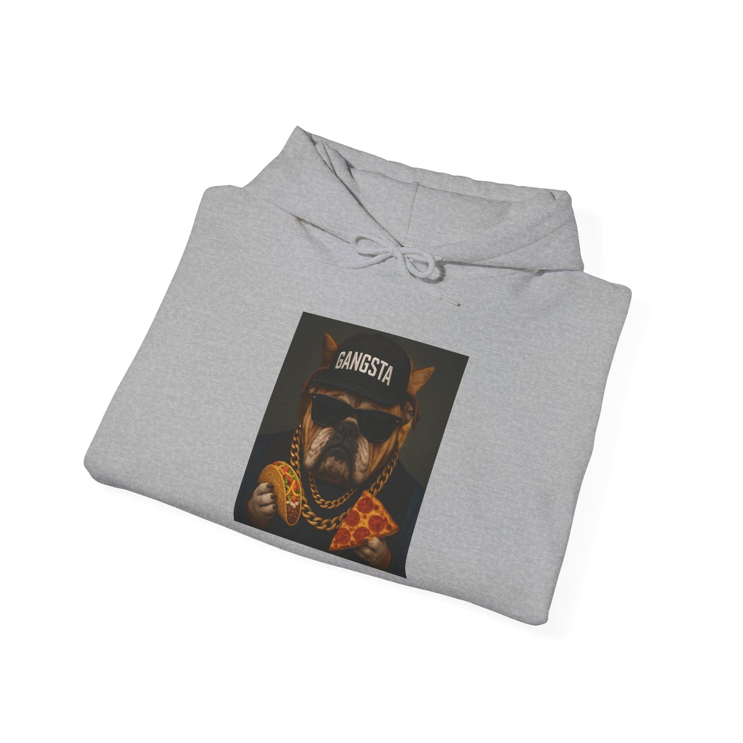 Gangsta Dog Hoodie - Unisex Heavy Blend™ Sweatshirt - Riff Raff Wear