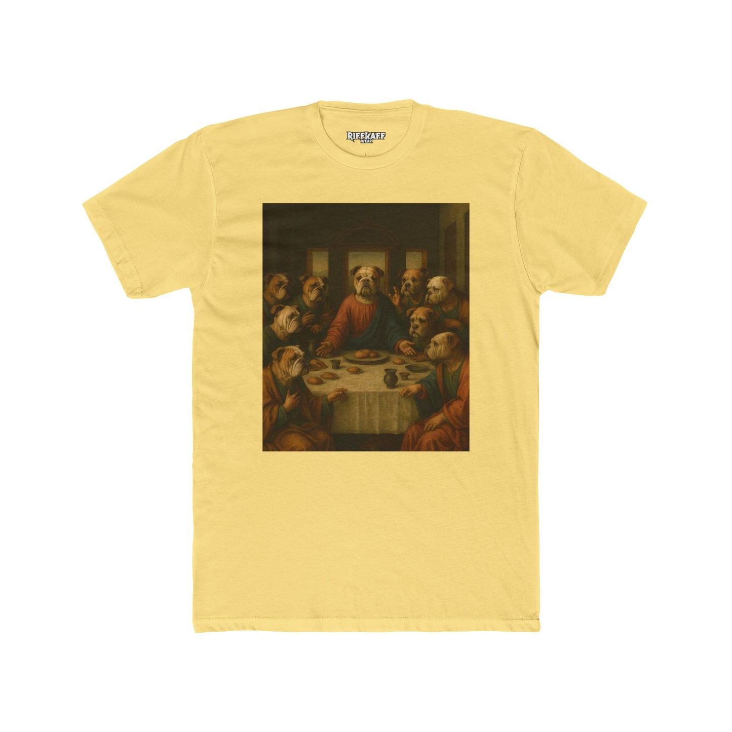 The Last Supper Unisex Cotton Crew Tee - Artistic Heritage Shirt - Riff Raff Wear