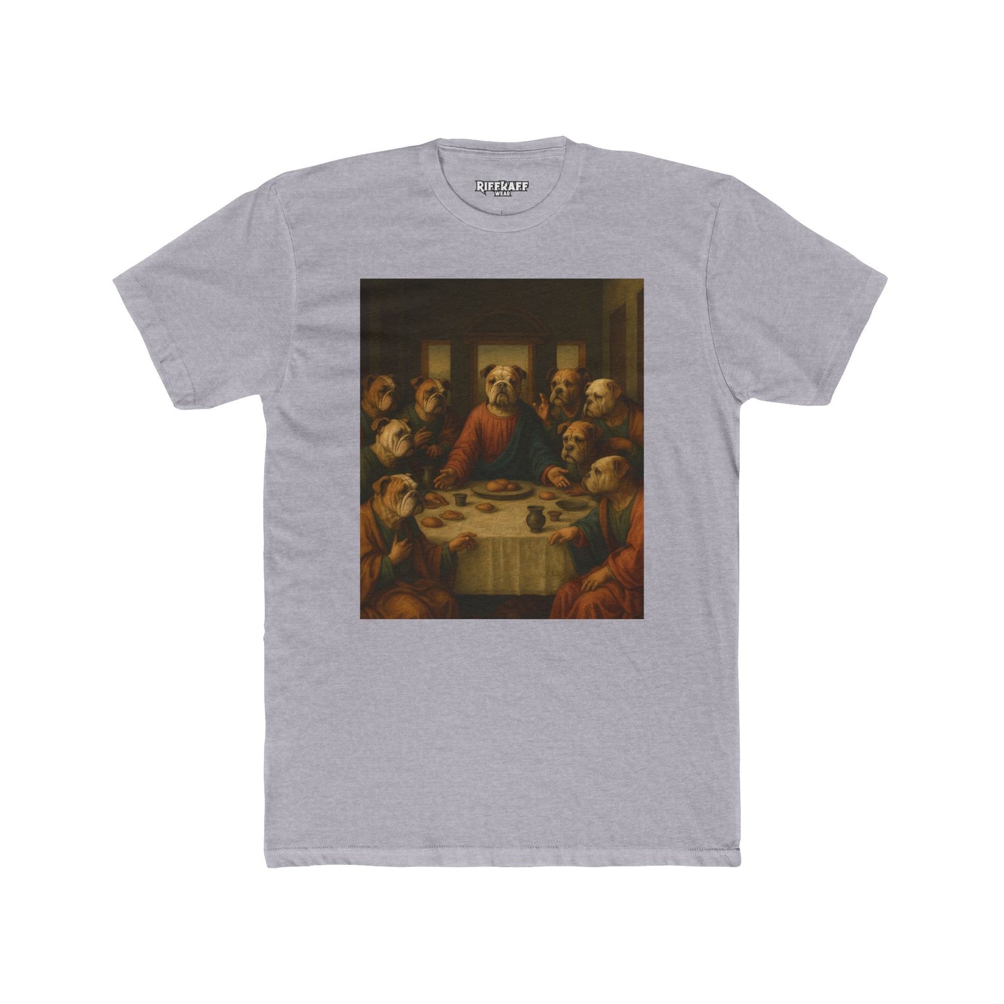 The Last Supper Unisex Cotton Crew Tee - Artistic Heritage Shirt - Riff Raff Wear