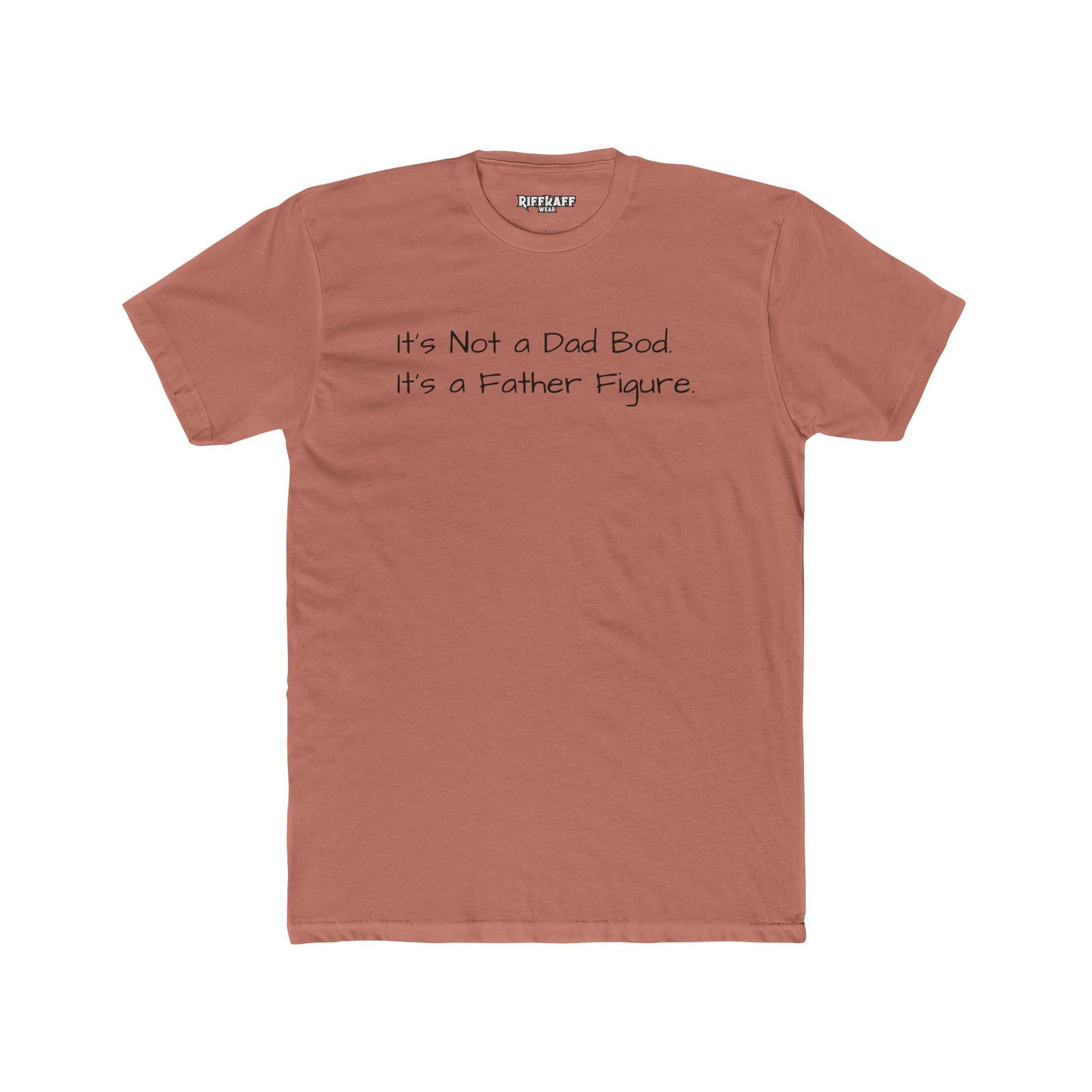 Father Figure Unisex Cotton Crew Tee - Perfect for Father's Day & Everyday Wear - Riff Raff Wear