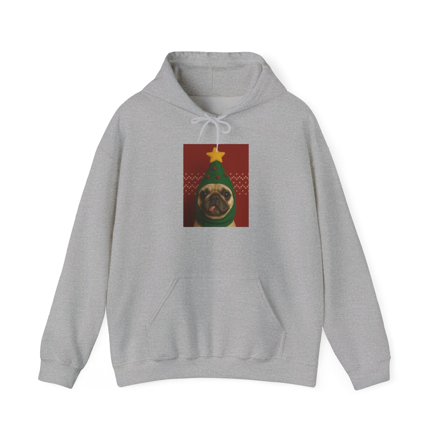 Christmas Dog Hoodie, Unisex Sweatshirt, Festive Apparel, Holiday Gift, Cozy Winter Wear, Cute Pet Lover Gift - Riff Raff Wear