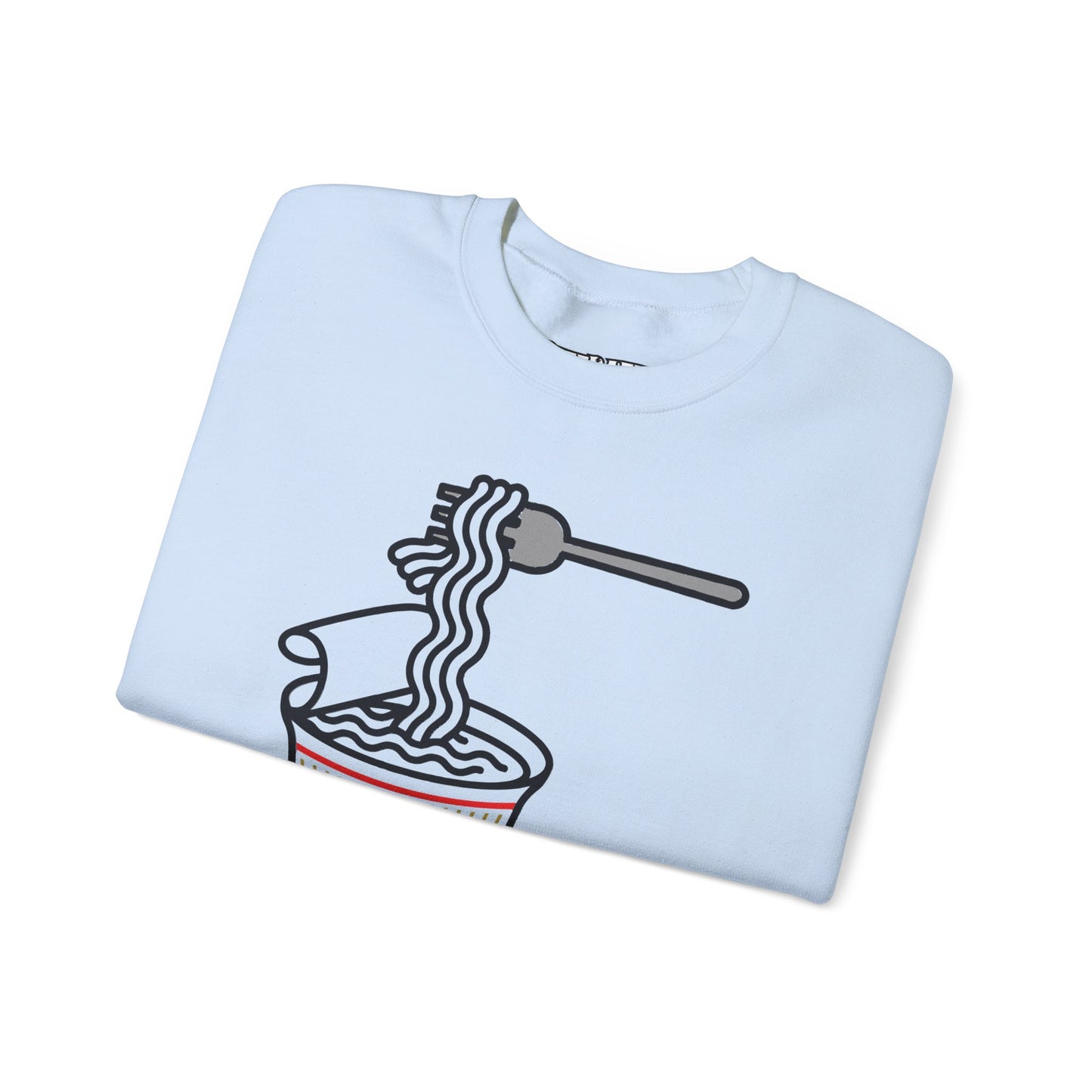 Parody Logo Series - Sup Nerdles? Instant Noodles Sweatshirt - Unisex Heavy Blend™ Crewneck - Riff Raff Wear