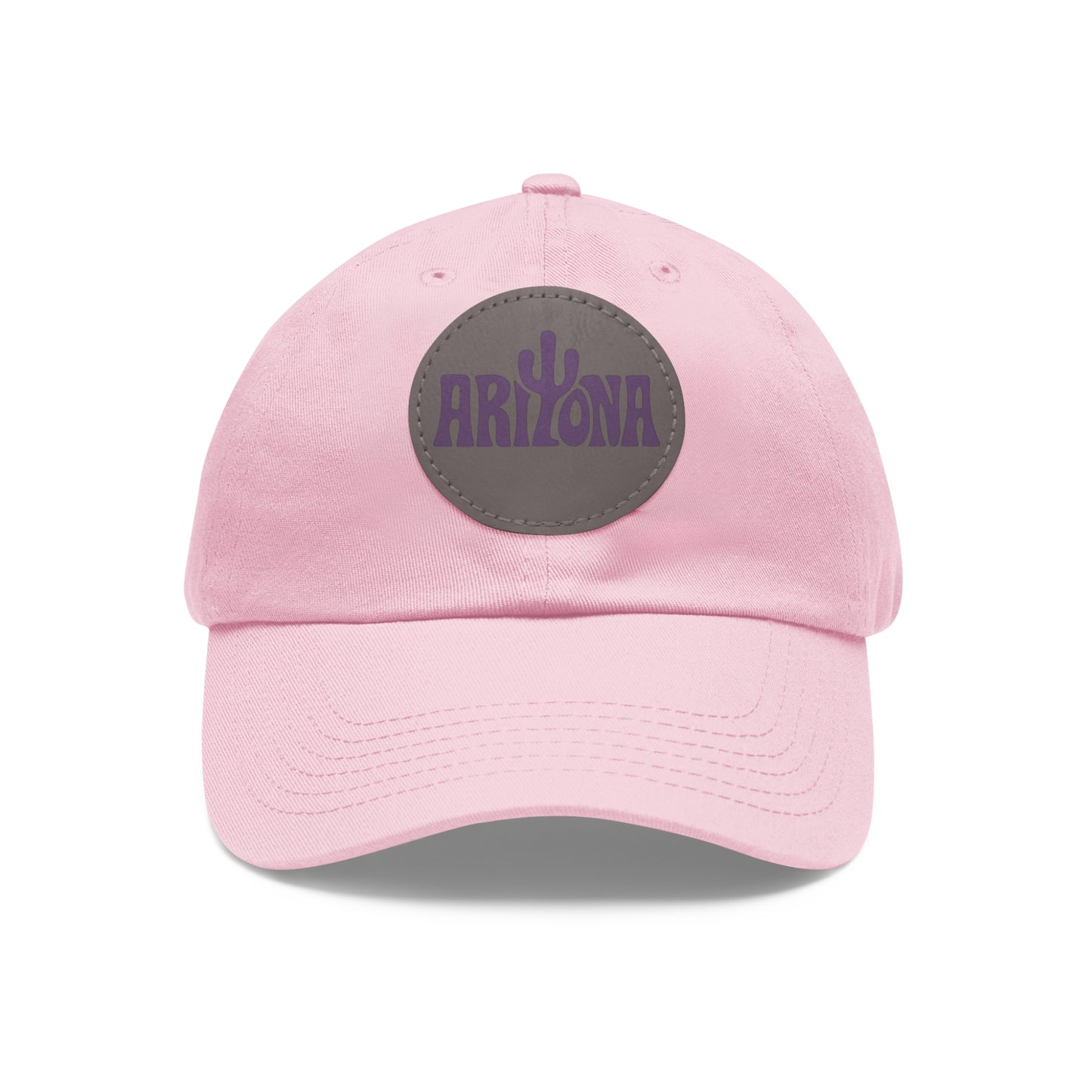 Arizona Dad Hat with Leather Patch - Casual & Stylish Cap