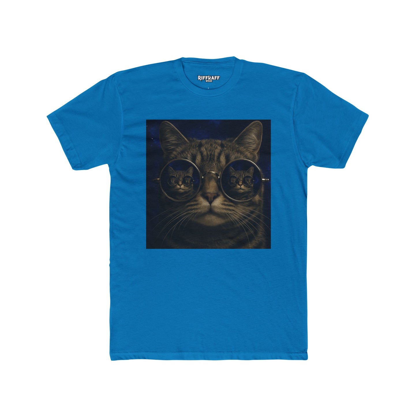 Cool Cat Unisex Cotton Crew Tee - Fun Pet Lover Shirt - Riff Raff Wear