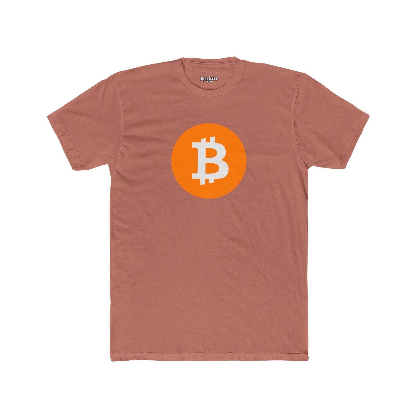 Bitcoin Men's Cotton Crew Tee - Riff Raff Wear