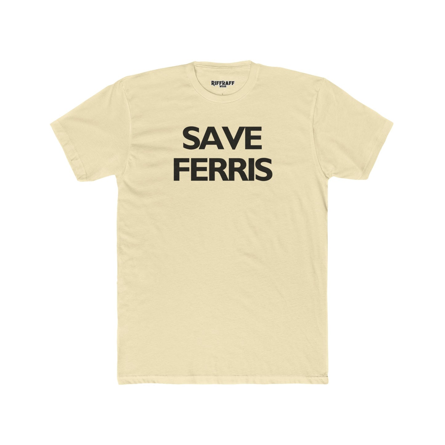 Vintage Style Save Ferris Unisex Cotton Crew Tee - Riff Raff Wear