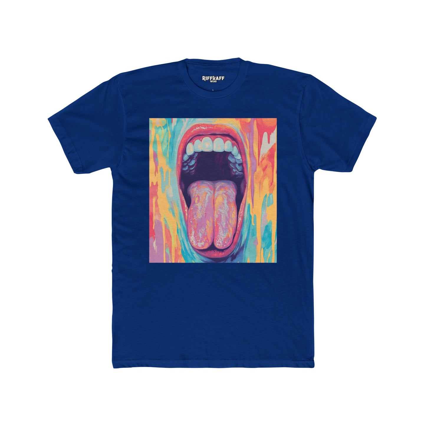 Colorful Expression Graphic Tee - Unisex Cotton Crew Mouth - Riff Raff Wear