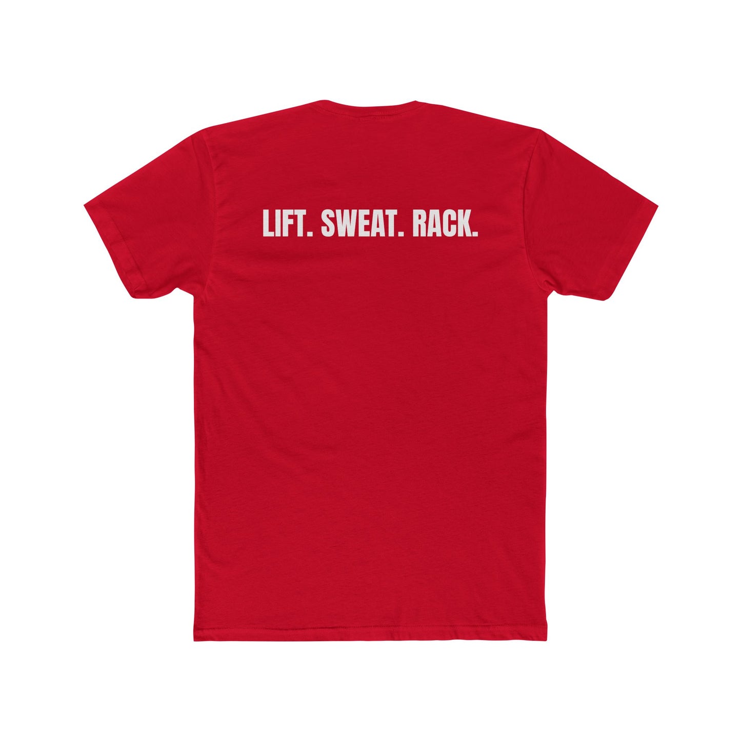 Funny Yoga & Gym Unisex Cotton Crew Tee - 'Hygiene is for Yoga People' & 'Lift. Sweat. Rack.' - Riff Raff Wear