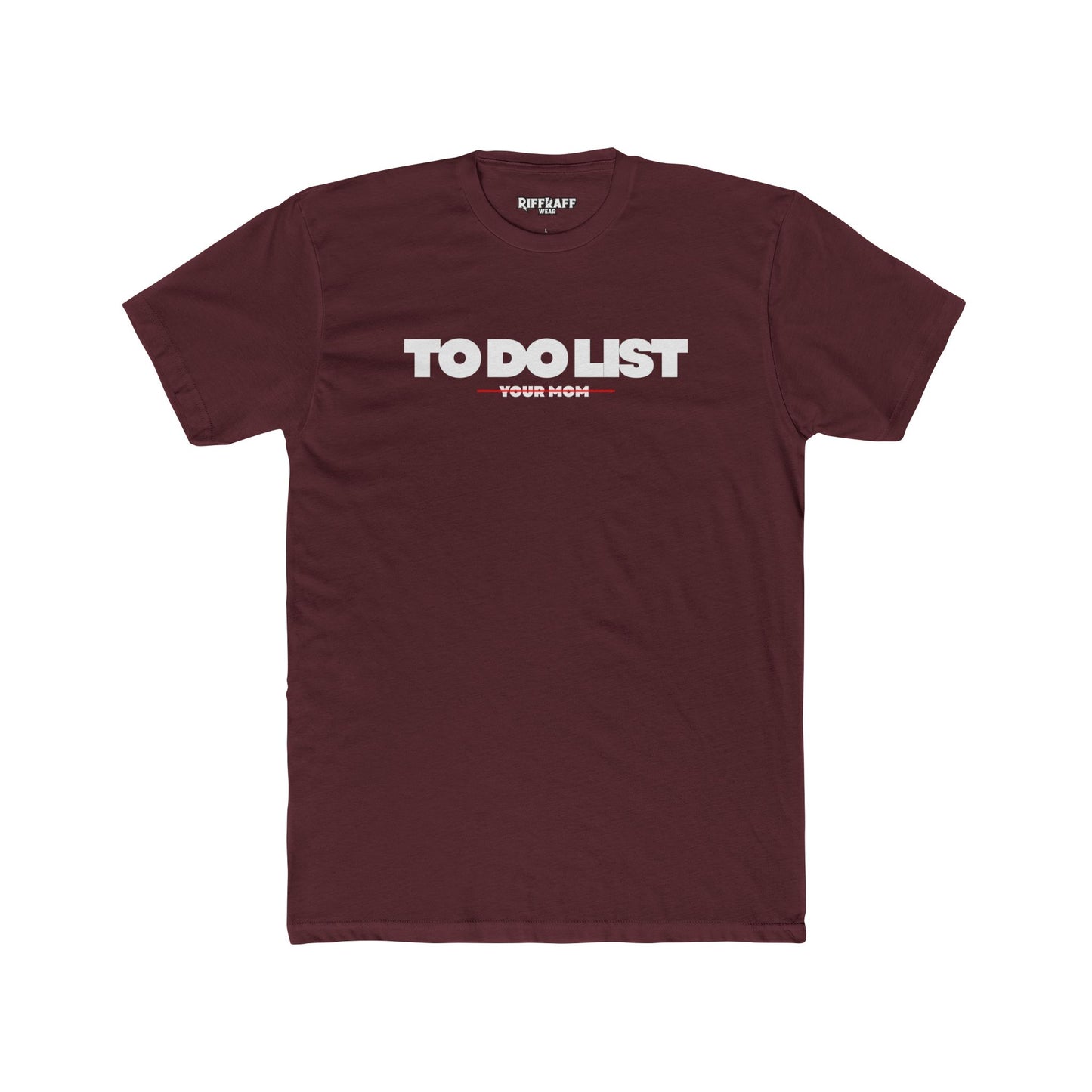 To-Do List Unisex Cotton Crew Tee, Motivational Shirt, Gift for Students, Funny Home Tee, Casual Everyday Wear