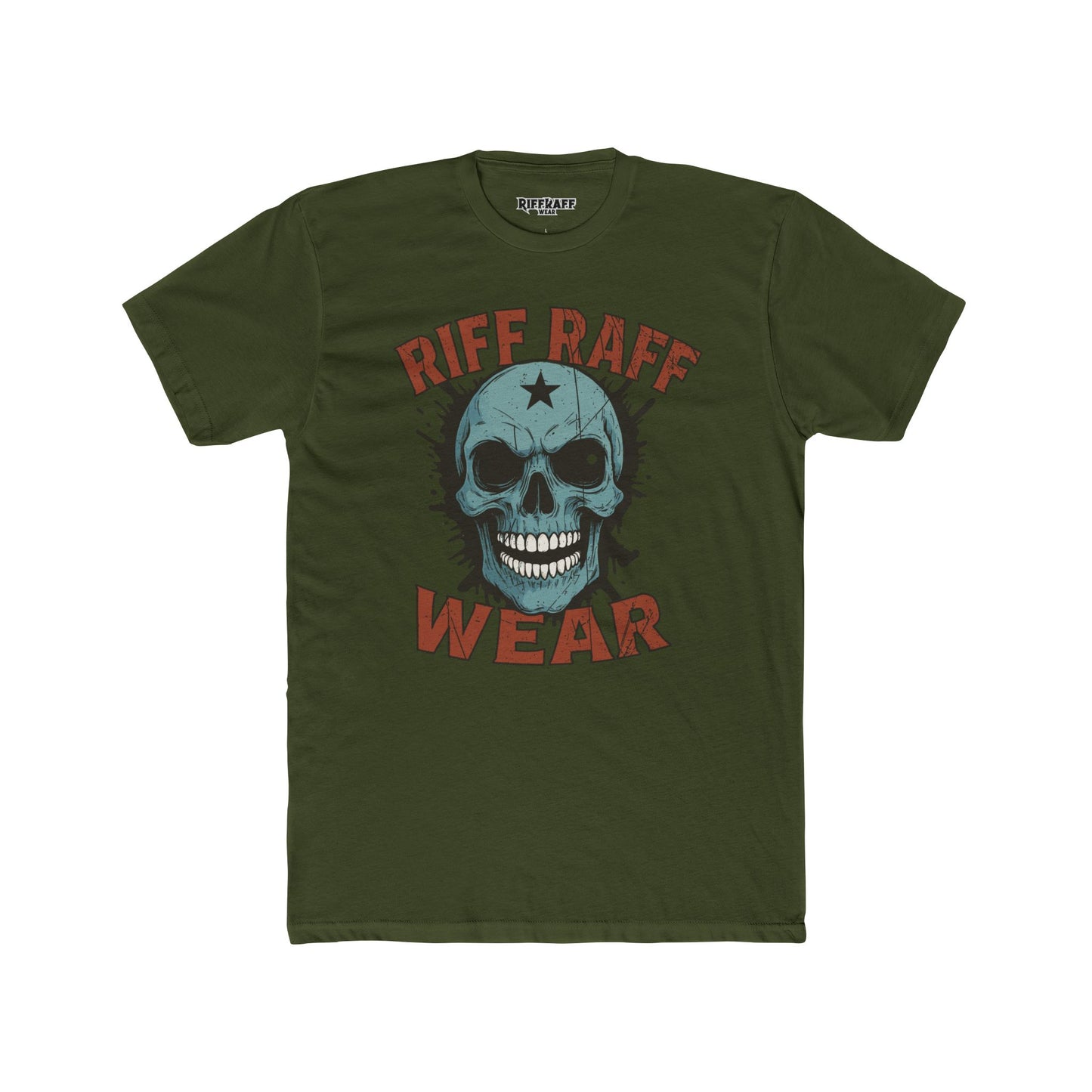 Skull Graphic Unisex Cotton Crew Tee Riff Raff Wear