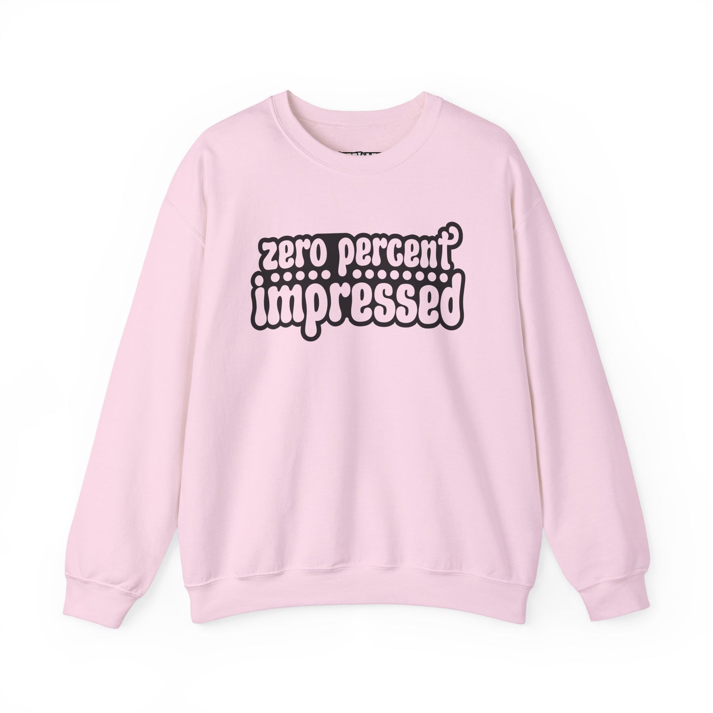 Unisex Heavy Blend™ Crewneck Sweatshirt - "Zero Percent Impressed" - Riff Raff Wear