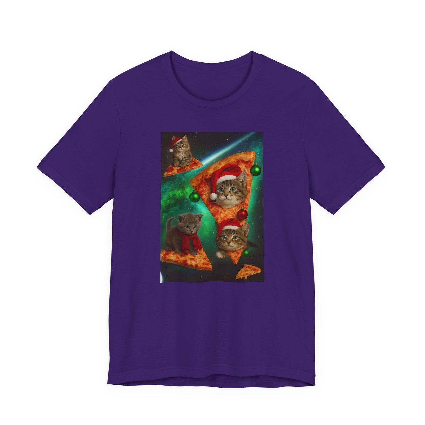 Pizza Cat Unisex Tee, Funny Cat T-Shirt, Cat Lover Gift, Cute Pet Apparel, Trendy Pizza Shirt, Cool Cat Design - Riff Raff Wear