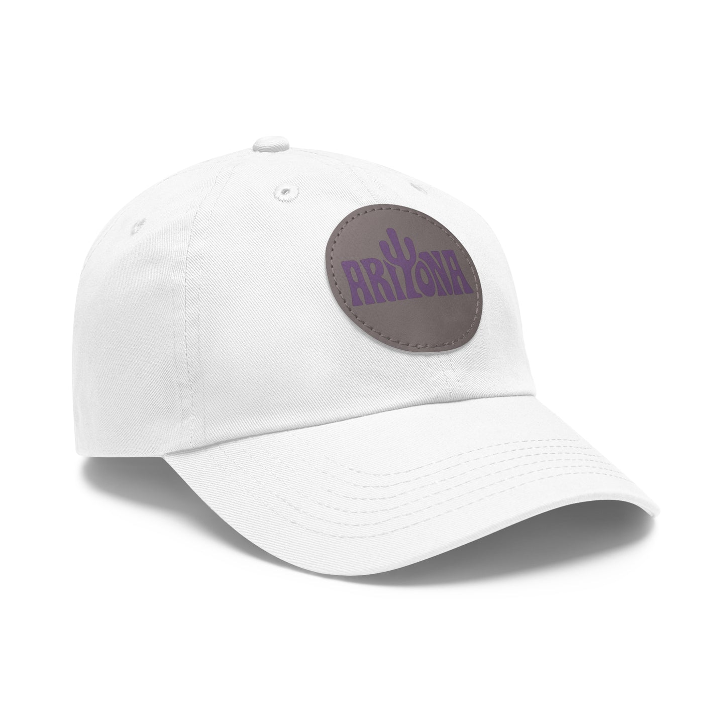 Arizona Dad Hat with Leather Patch - Casual & Stylish Cap