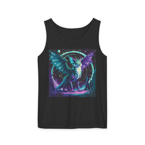 Mystical Dragon Graphic Unisex Tank Top - Perfect for Summer Festivals - Riff Raff Wear