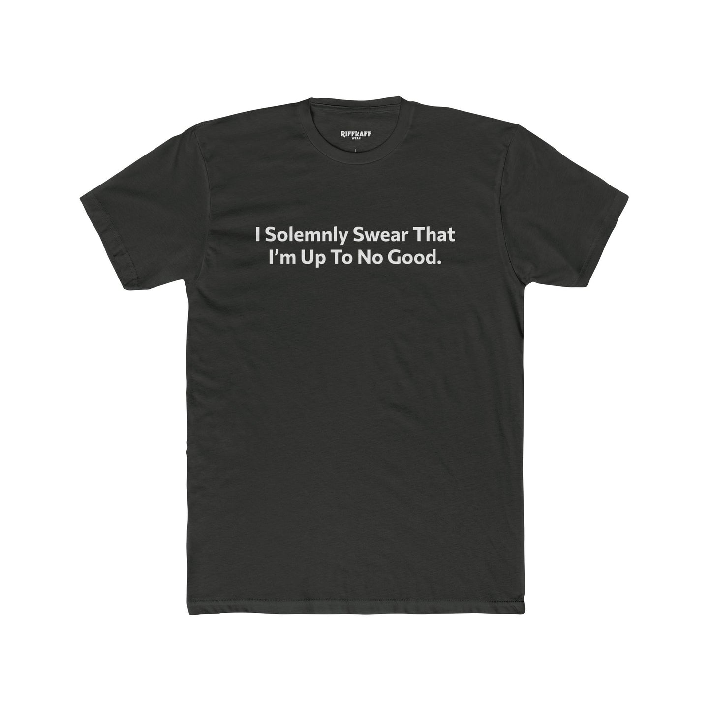 Unisex Cotton Crew Tee - 'I Solemnly Swear That I'm Up To No Good' Shirt - Riff Raff Wear
