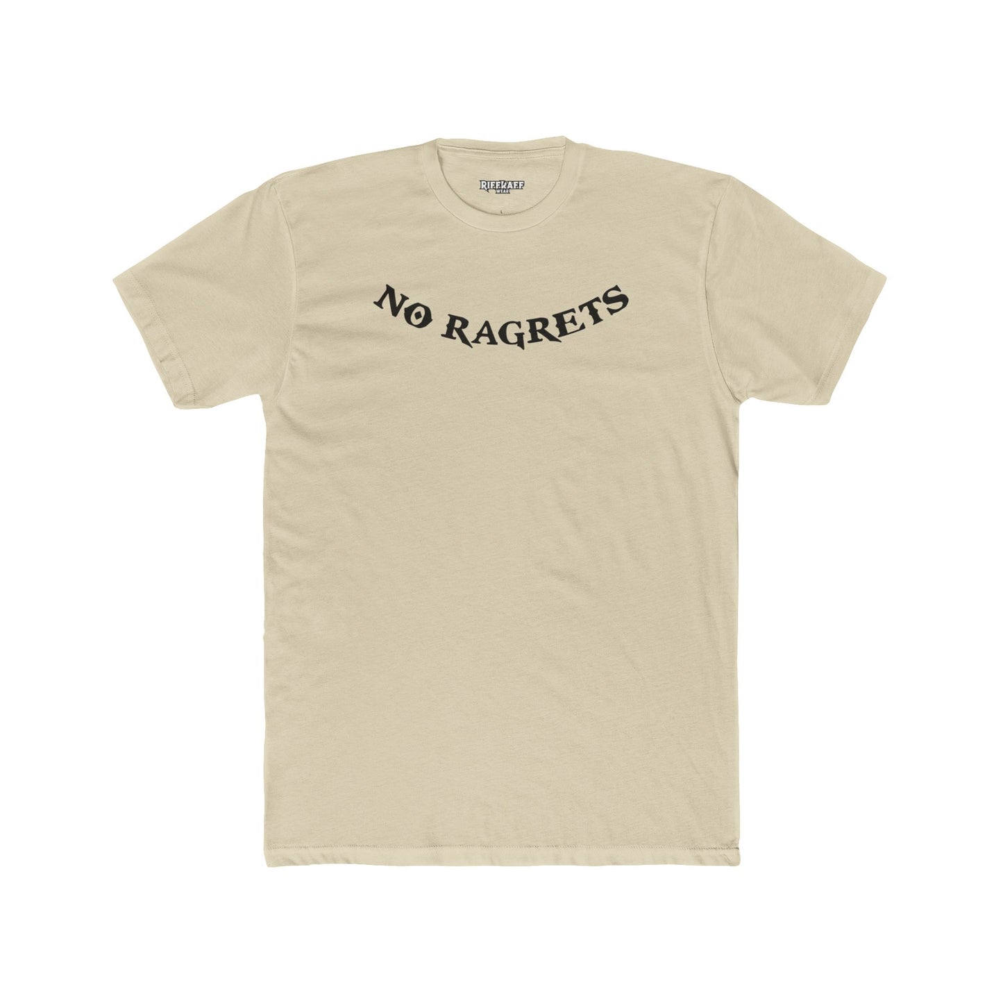 No Ragrets Unisex Cotton Crew Tee - Casual Graphic T-Shirt for Everyday Wear - Riff Raff Wear