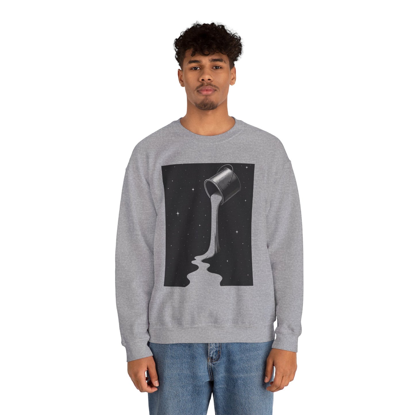Cosmic Pour Crewneck Sweatshirt - Unisex Heavy Blend™ - Riff Raff Wear