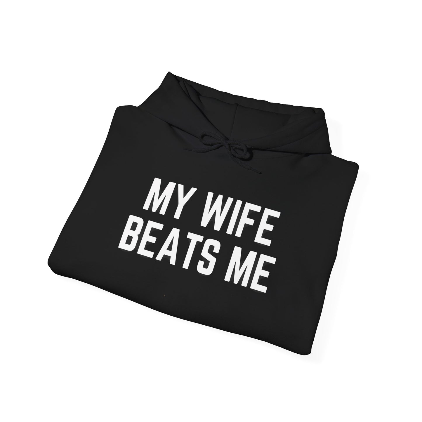 Funny Wife Humor Hoodie - Unisex Heavy Blend Sweatshirt for Couples - Riff Raff Wear