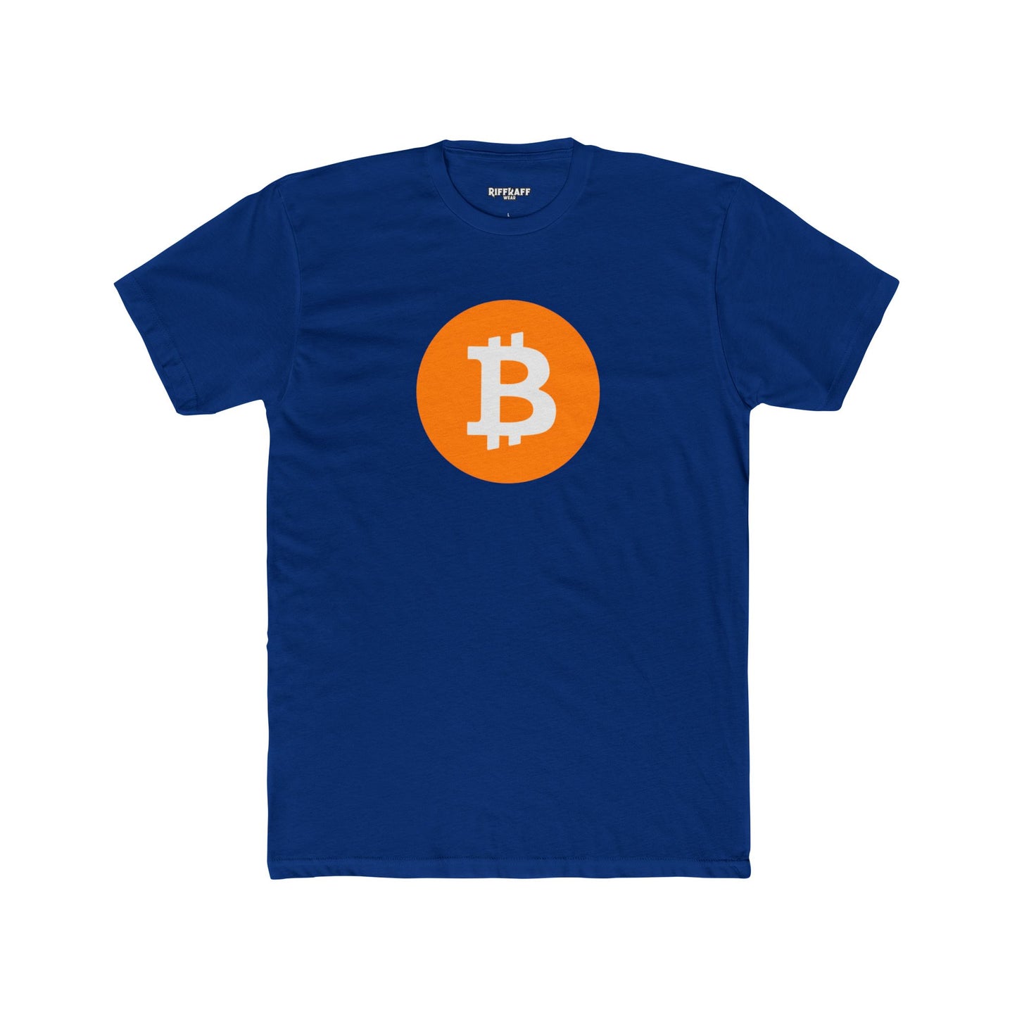 Bitcoin Men's Cotton Crew Tee - Riff Raff Wear