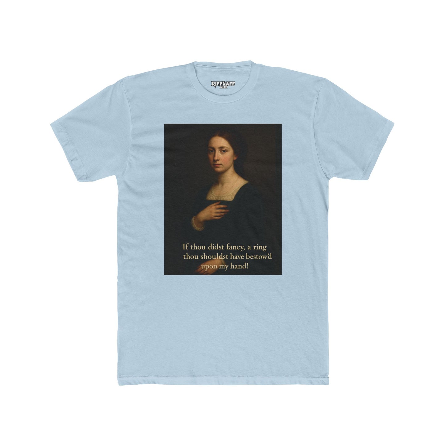 Artistic Unisex Cotton Crew Tee with Quote - Casualwear, Gift for Art Lovers - Riff Raff Wear
