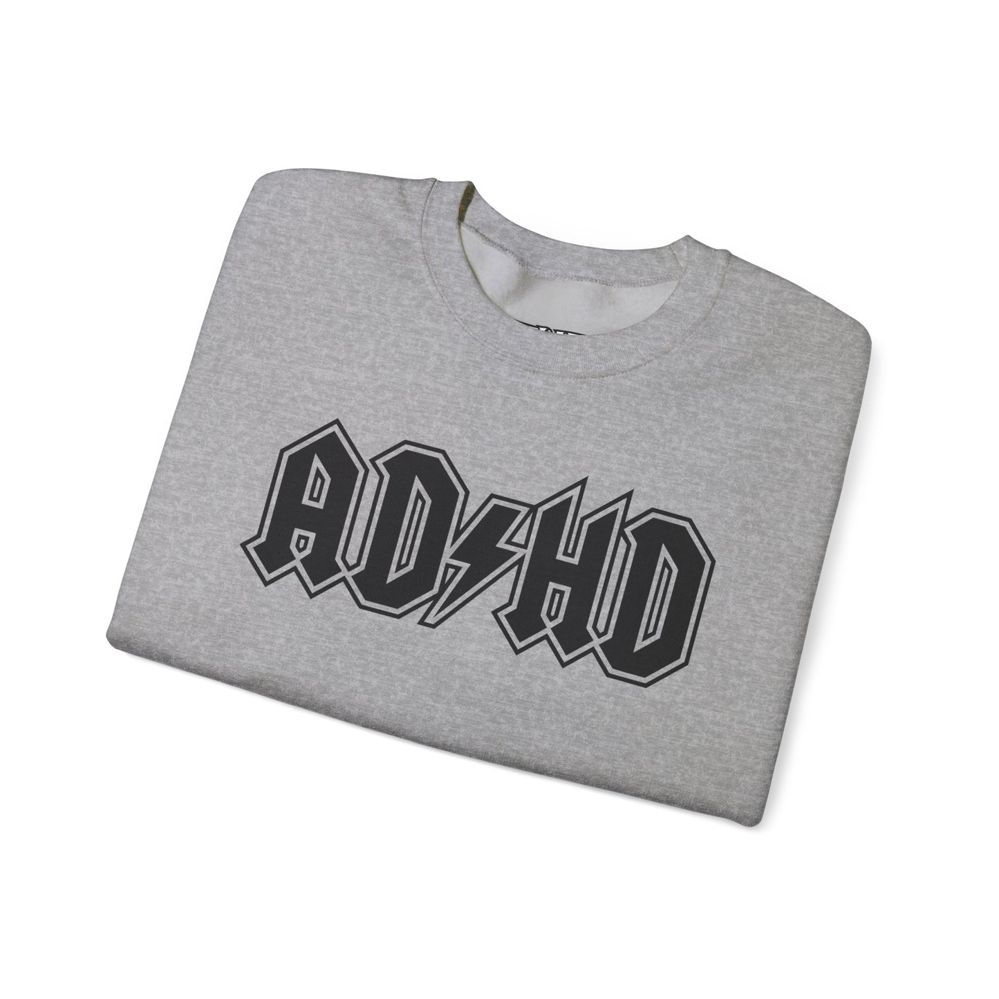 ADHD Graphic Crewneck Sweatshirt - Riff Raff Wear