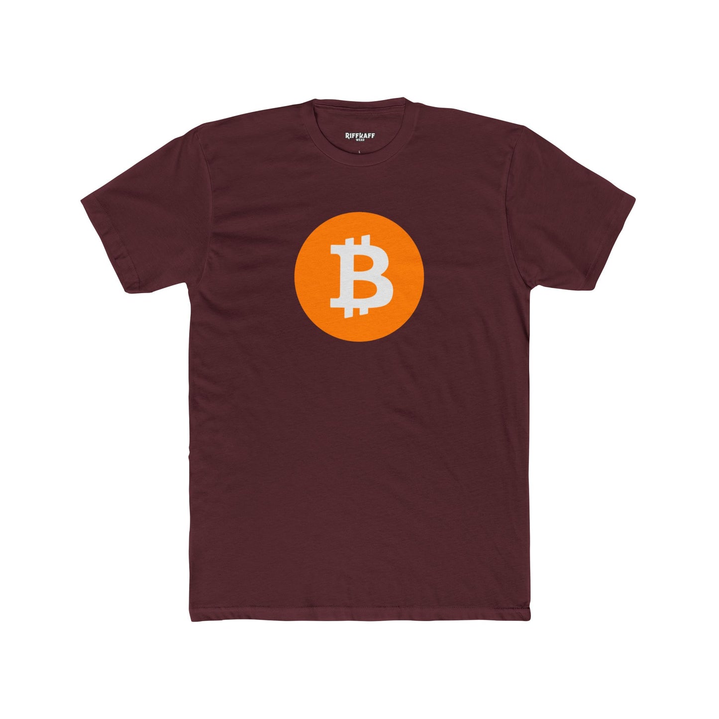 Bitcoin Men's Cotton Crew Tee - Riff Raff Wear