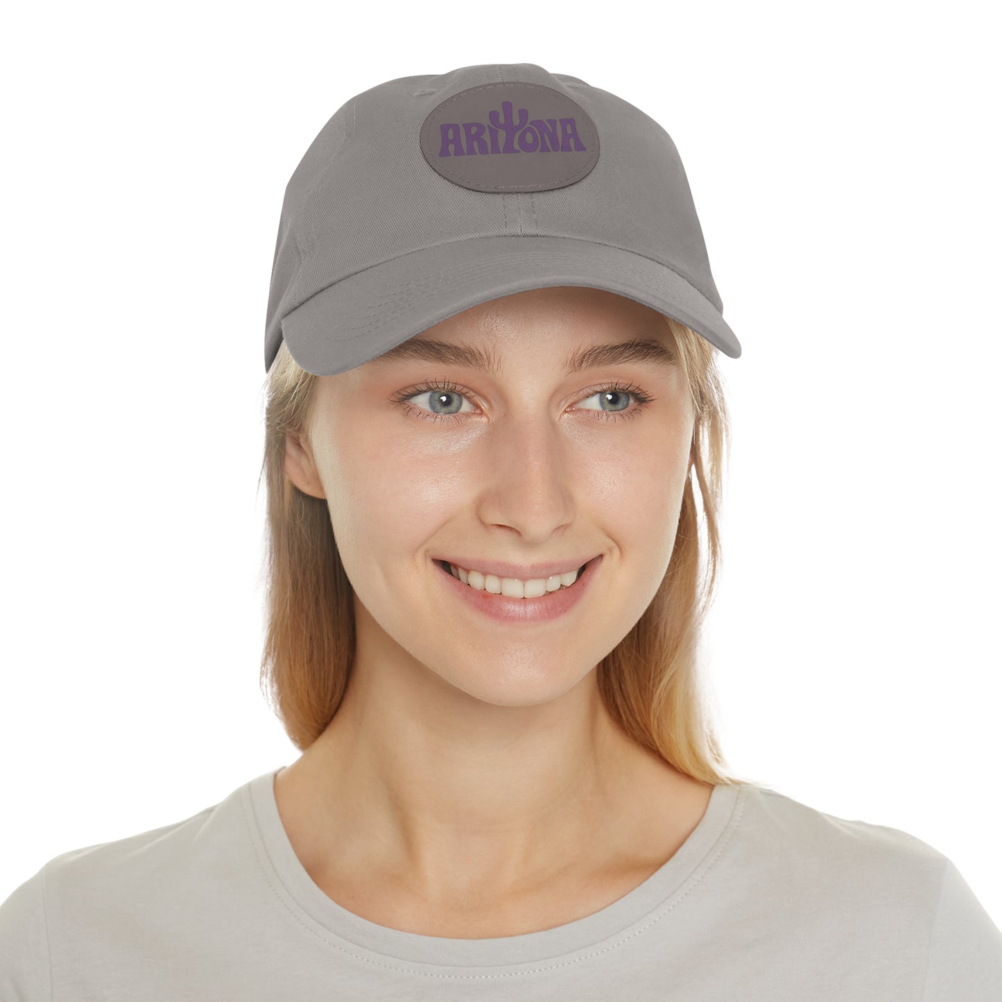 Arizona Dad Hat with Leather Patch - Casual & Stylish Cap