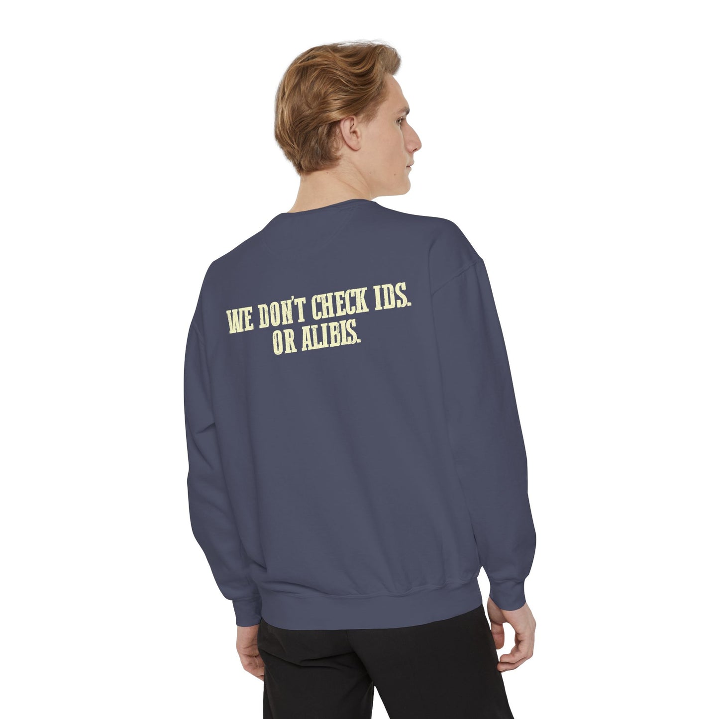 Funny Gator's Bar & Grill Sweatshirt | Unisex Garment-Dyed Crewneck - Riff Raff Wear