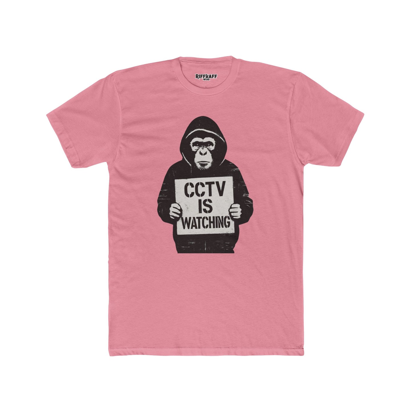 CCTV is Watching APE Unisex Crew Tee Casual Wear - Riff Raff Wear