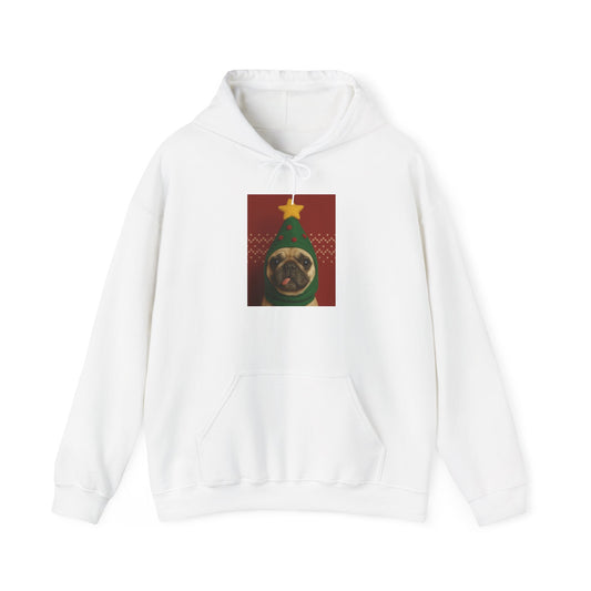 Christmas Dog Hoodie, Unisex Sweatshirt, Festive Apparel, Holiday Gift, Cozy Winter Wear, Cute Pet Lover Gift - Riff Raff Wear