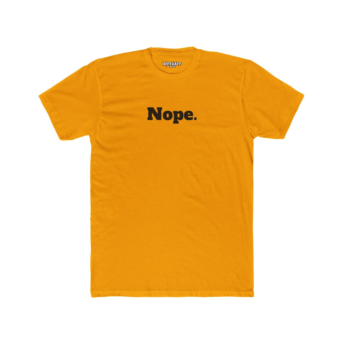 Unisex Cotton Crew Tee - "Nope." - Casual Statement Shirt for Everyday Wear - Riff Raff Wear