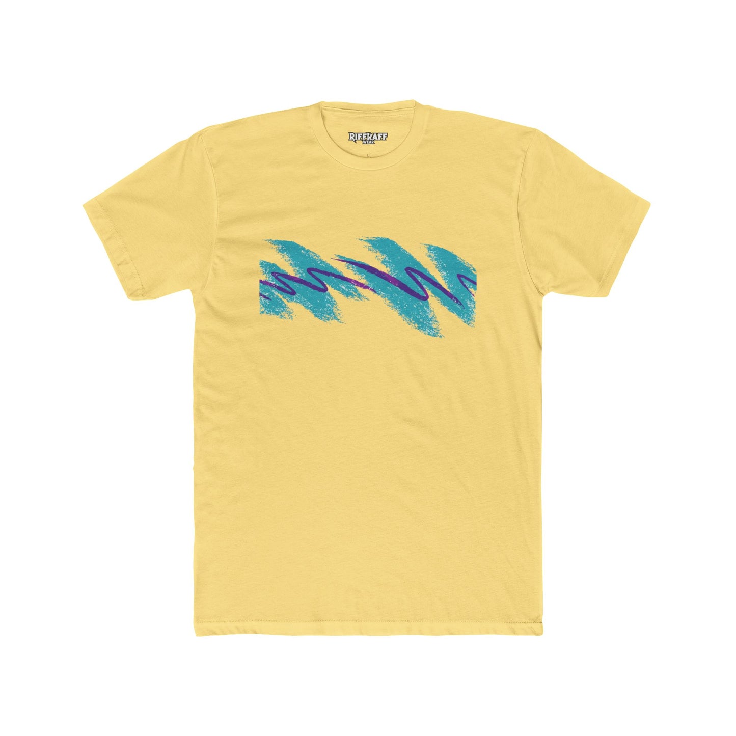 Retro Wave Unisex Cotton Crew Tee - Perfect for Casual Vibes - Riff Raff Wear
