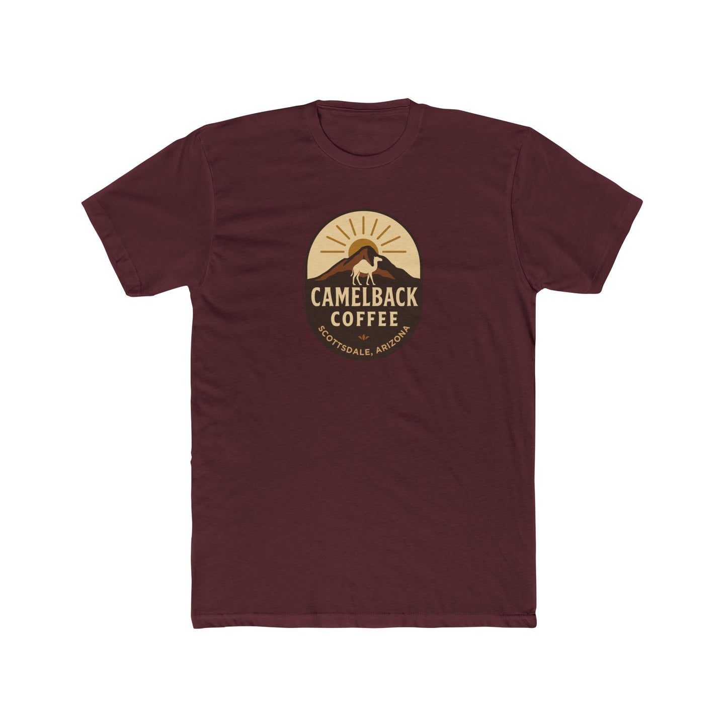 Coffee Lover Unisex Cotton Crew Tee, Casual Shirt, Vintage Coffee Camelback Coffee Old Town Scottsdale