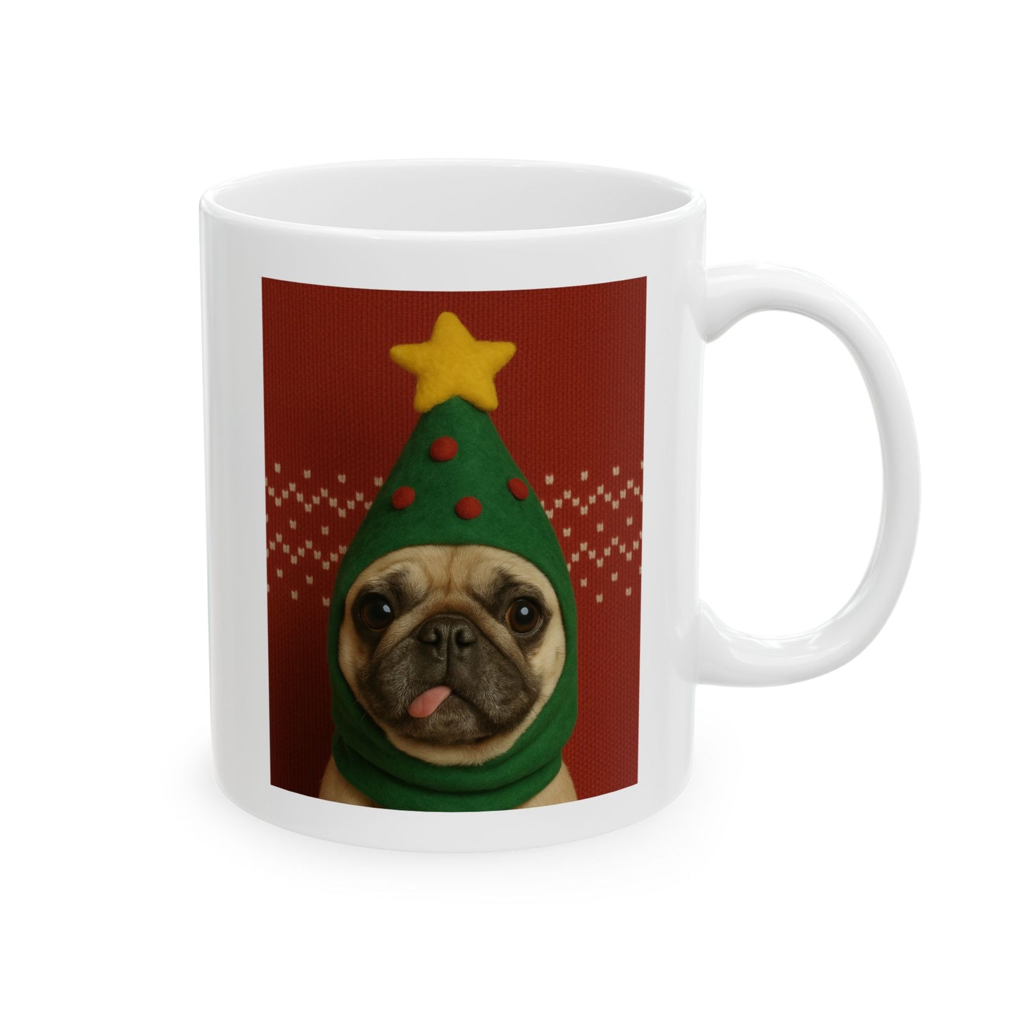 Festive Goddess Ceramic Mug - Perfect for Coffee Lovers, Christmas Gifts, Holiday Decor, New Year Celebrations - Riff Raff Wear