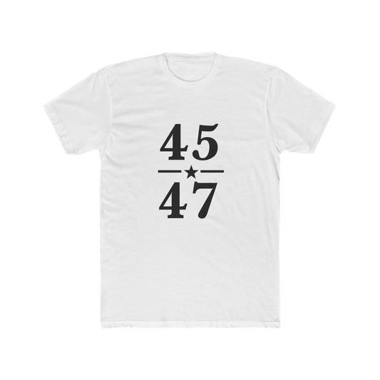 Riff Raff Wear 45 - 47 Trump 1 Unisex Cotton Crew Tee