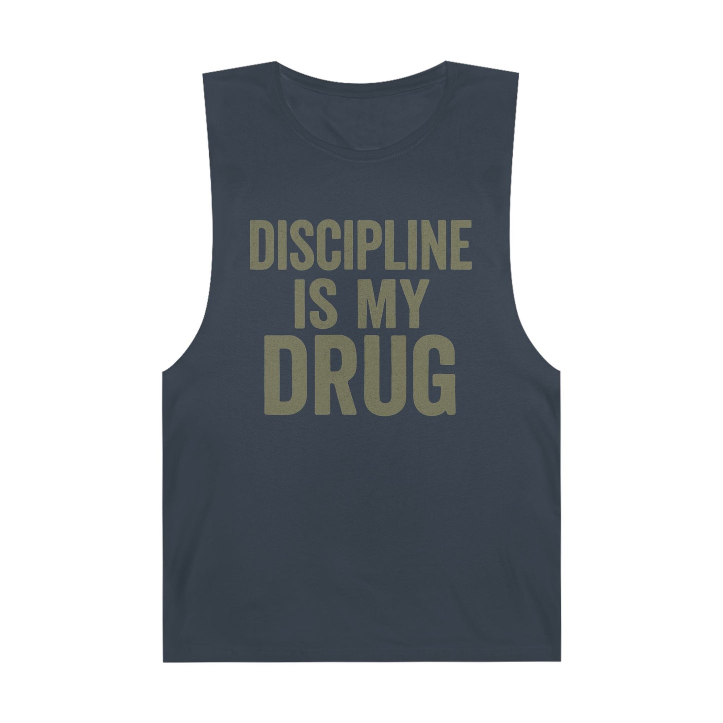 Discipline Is My Drug Unisex Tank Top - Motivational Fitness Apparel - Riff Raff Wear