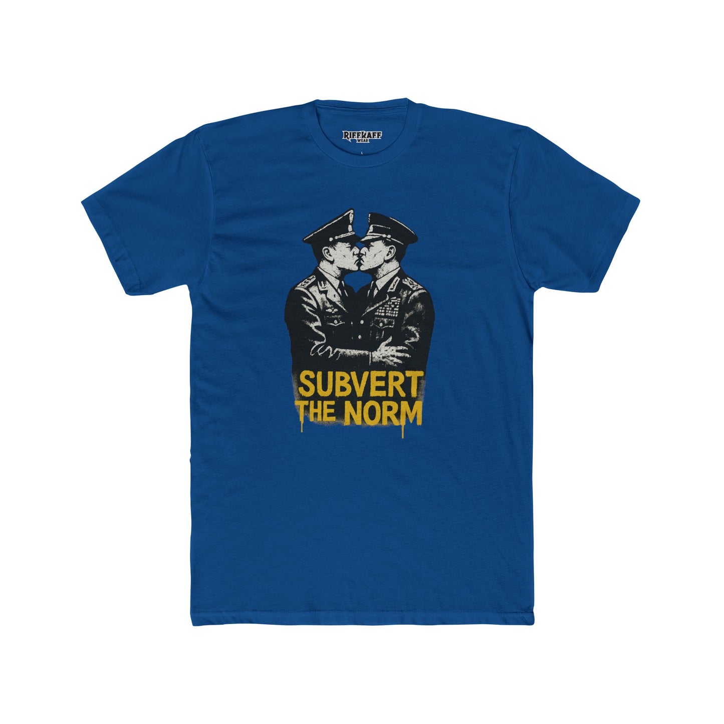Unisex Cotton Crew Tee - "Subvert The Norm" Riff Raff Wear