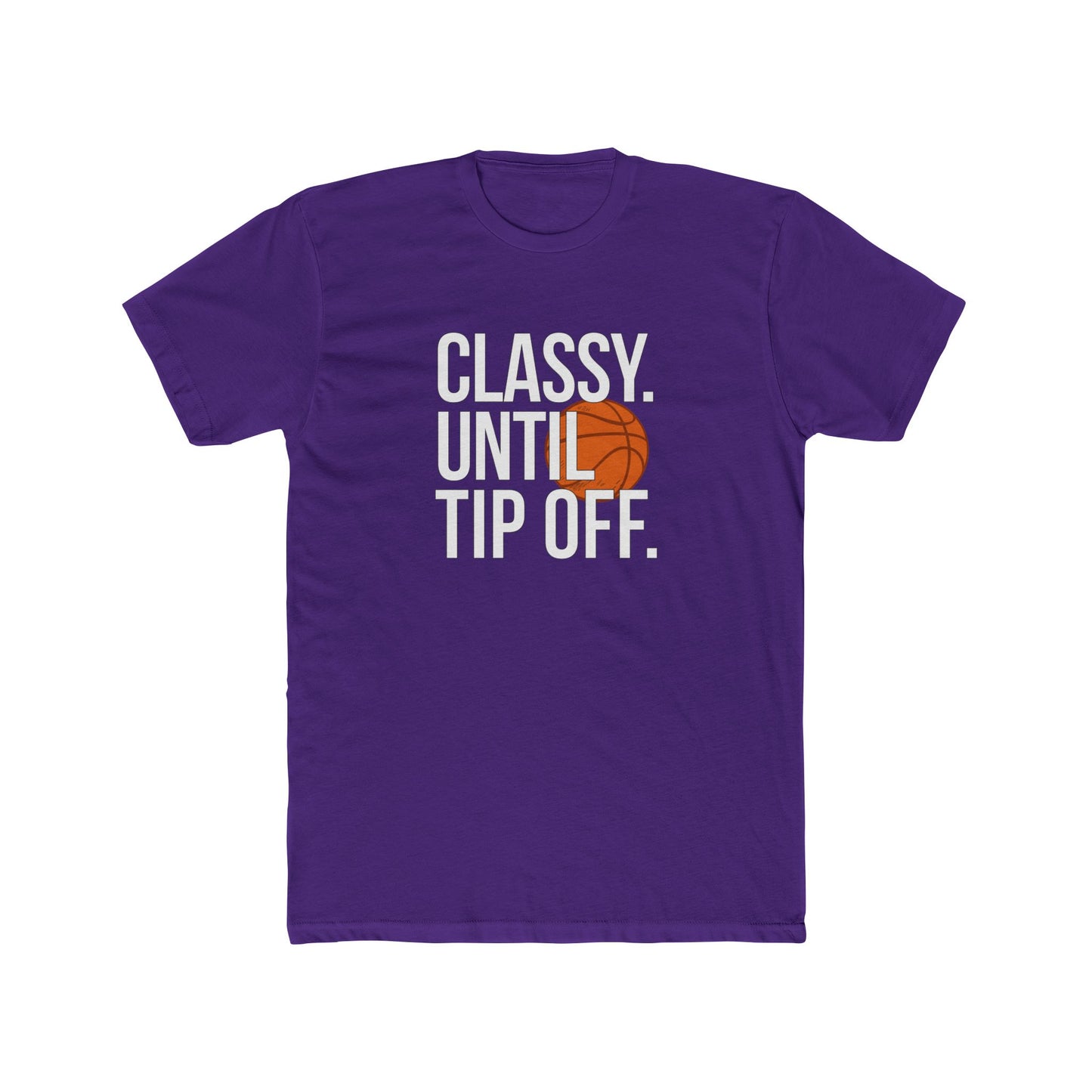 Stylish Basketball Tee - Perfect for Game Day, Sports Fans, and Casual Wear, Gift for Gym Lovers, Unisex Cotton Crew Tee