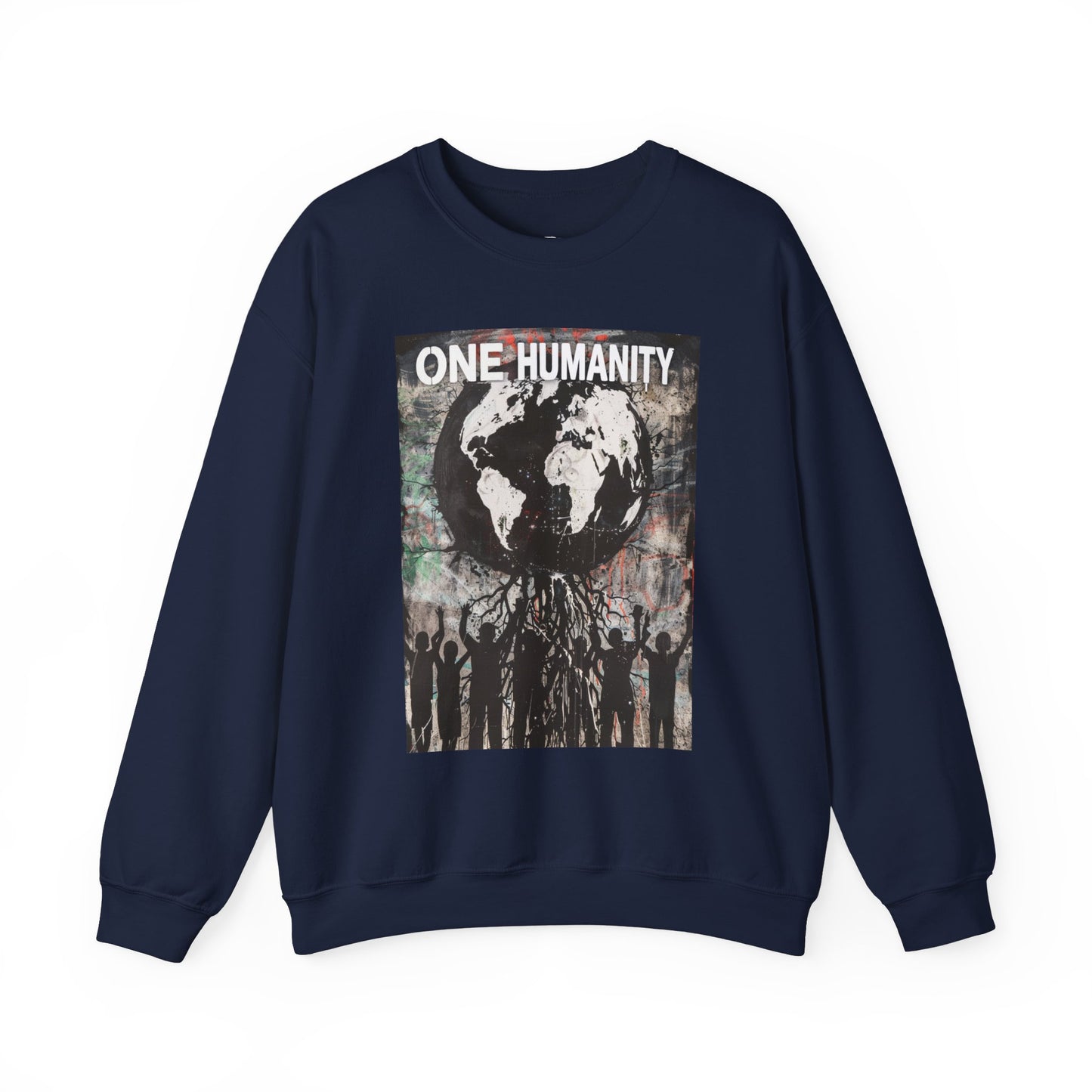 One Humanity Unisex Crewneck Sweatshirt - Comfortable & Stylish - Riff Raff Wear