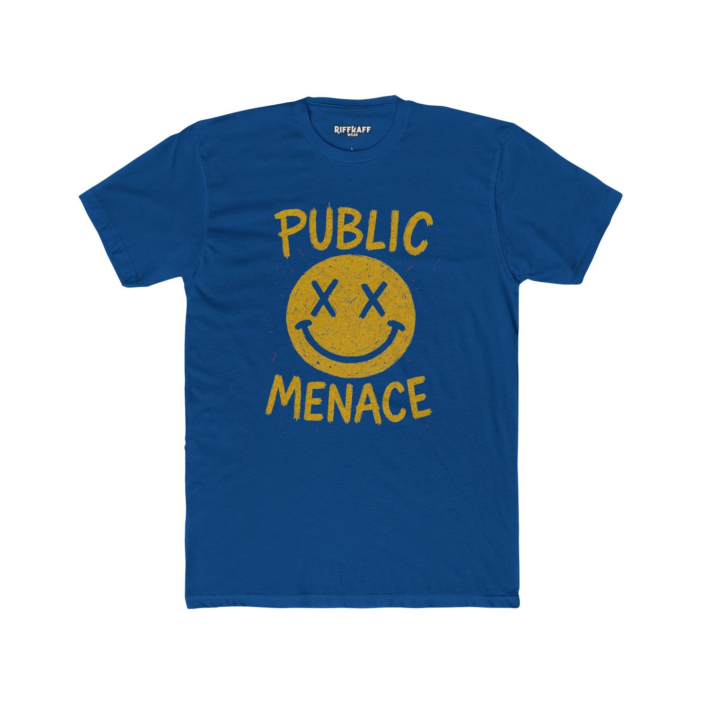 Unisex Cotton Crew Tee - Public Menace Graphic T-Shirt for Casual Style - Riff Raff Wear