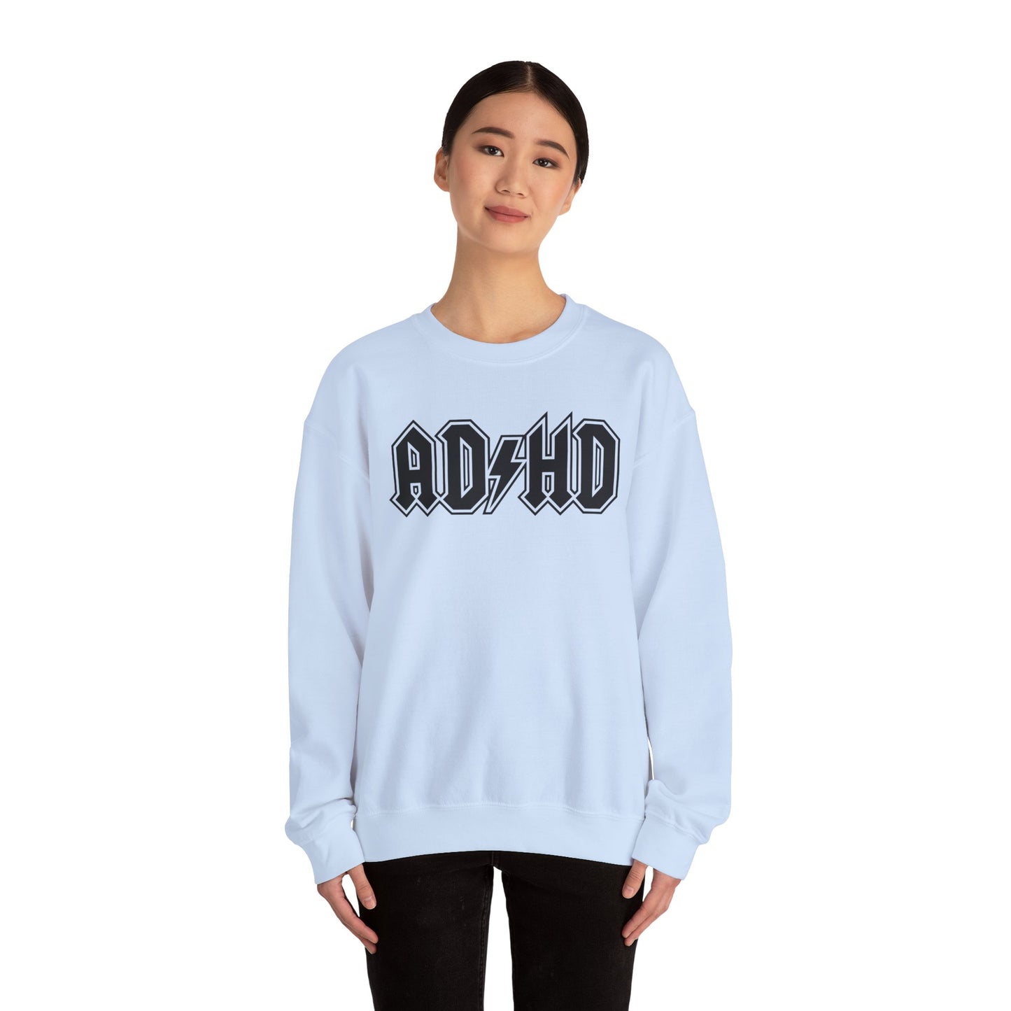 ADHD Graphic Crewneck Sweatshirt - Riff Raff Wear