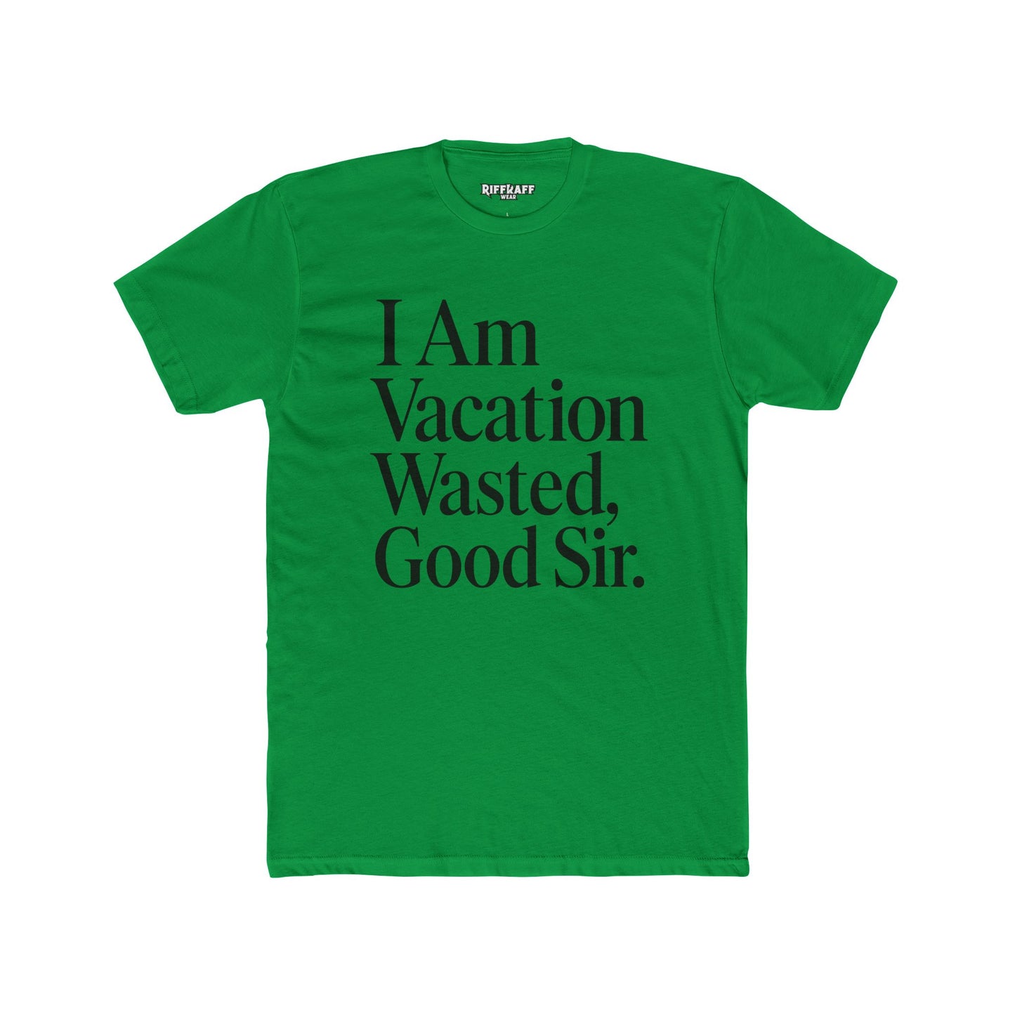 Vacation Wasted Shirt, Travel T-Shirt, Relaxed Fit Tee, Gifts for Travelers - Riff Raff Wear