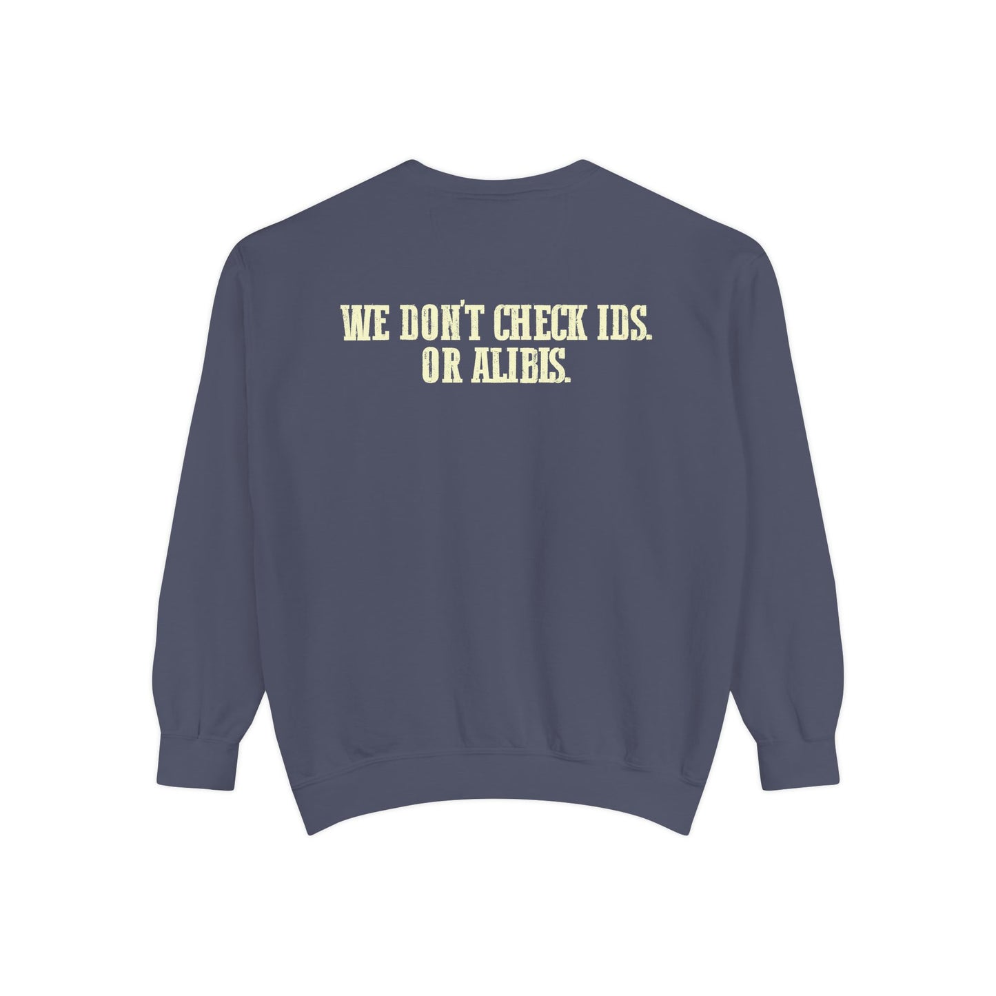 Funny Gator's Bar & Grill Sweatshirt | Unisex Garment-Dyed Crewneck - Riff Raff Wear
