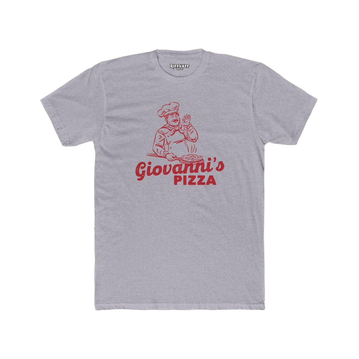 Unisex Cotton Crew Tee - Pizza Box - Riff Raff Wear