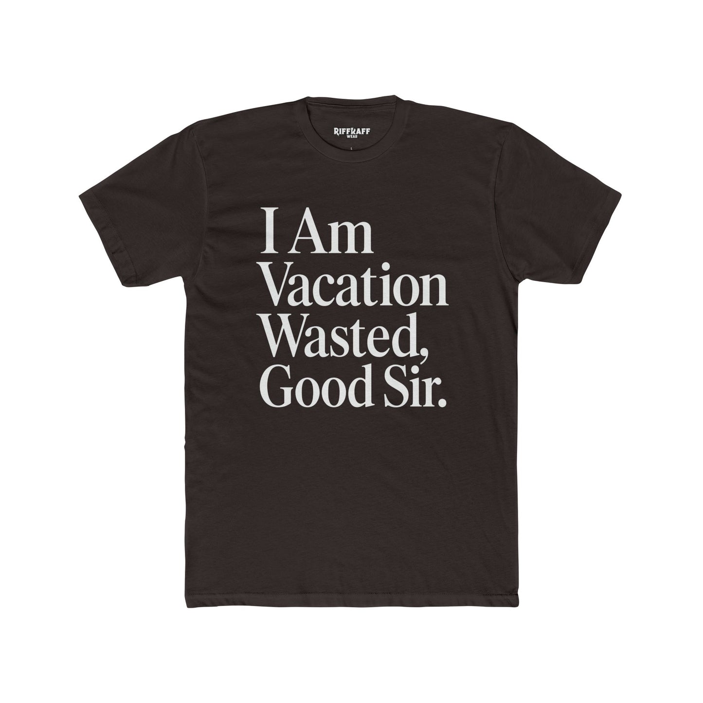 Vacation Wasted Shirt, Travel T-Shirt, Relaxed Fit Tee, Gifts for Travelers - Riff Raff Wear