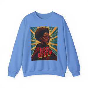 Red Reign Unisex Crewneck Sweatshirt - Stylish & Bold Graphic Design - Riff Raff Wear