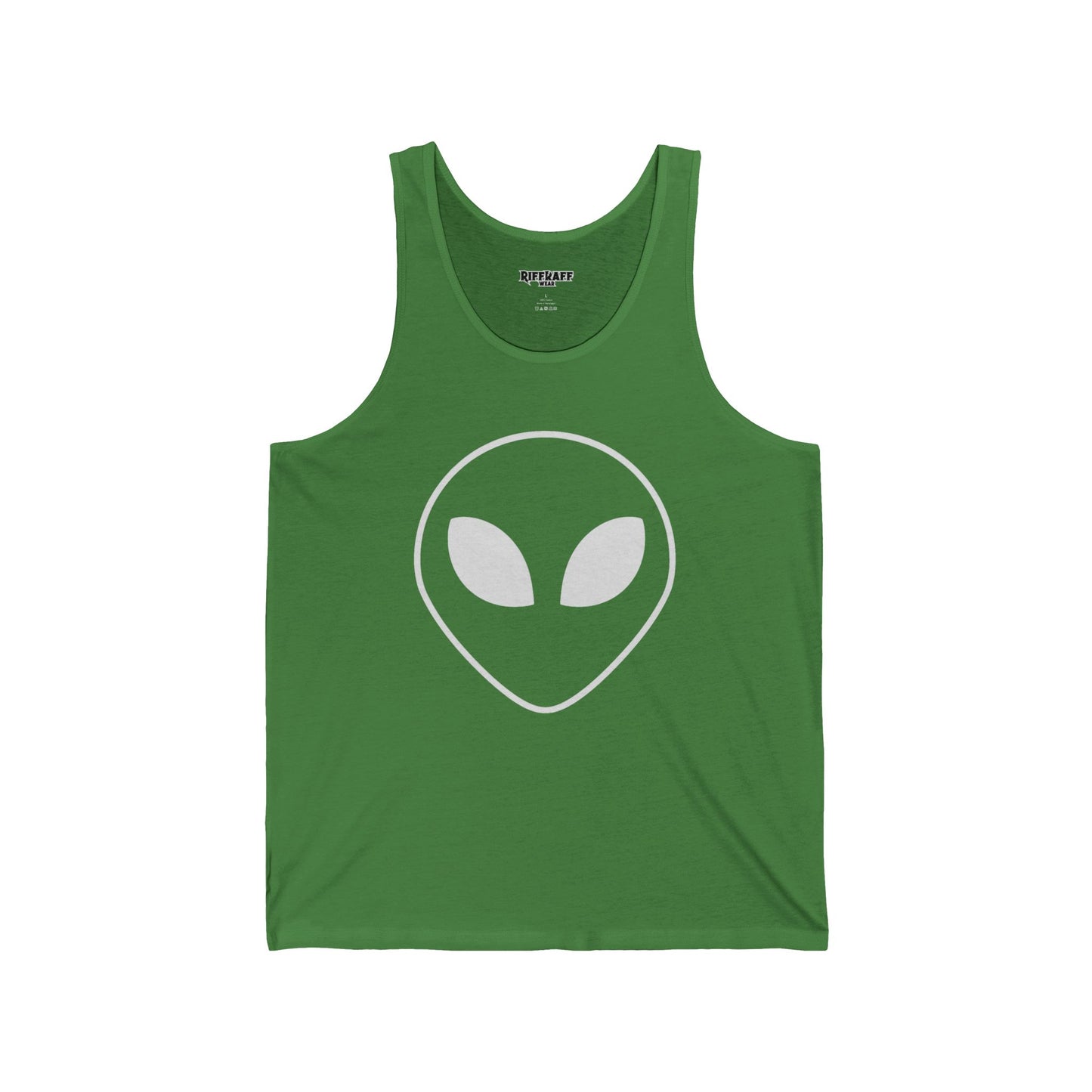 Unisex Jersey Tank with Om Symbol - Spiritual & Relaxed Vibe - Riff Raff Wear