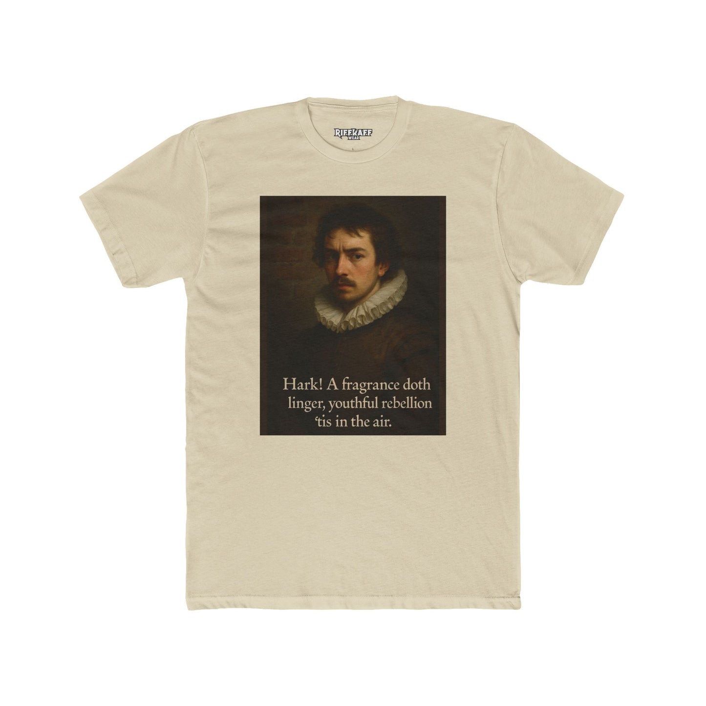 Art-Inspired Unisex Cotton Crew Tee, Casual Wear, Gift for Art Lovers, Vintage - Riff Raff Wear