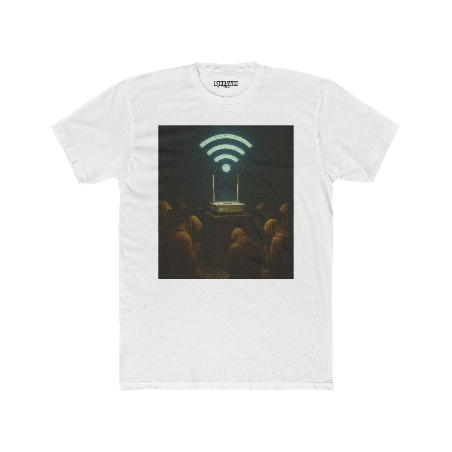 Mystical WiFi Connection Unisex Cotton Crew Tee - Riff Raff Wear