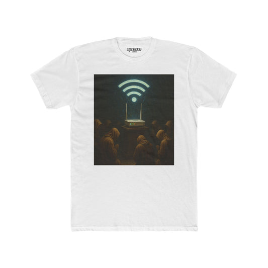 Mystical WiFi Connection Unisex Cotton Crew Tee - Riff Raff Wear